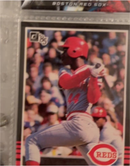1985 Donruss #325 Eric Davis Rookie Card — front