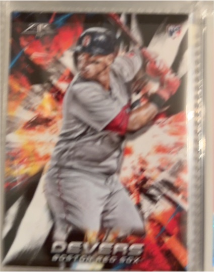 2018 Topps Fire #118 Rafael Devers Rookie — front
