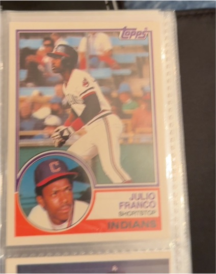 1983 Topps Traded #34T Julio Franco Rookie Card — front