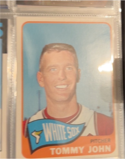 1965 Topps Baseball #208 Tommy John — front