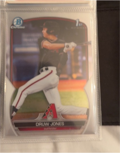 2023 Bowman Chrome #BCP-25 Druw Jones — front
