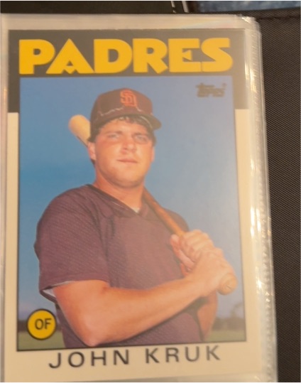 1986 Topps Traded #56T John Kruk — front