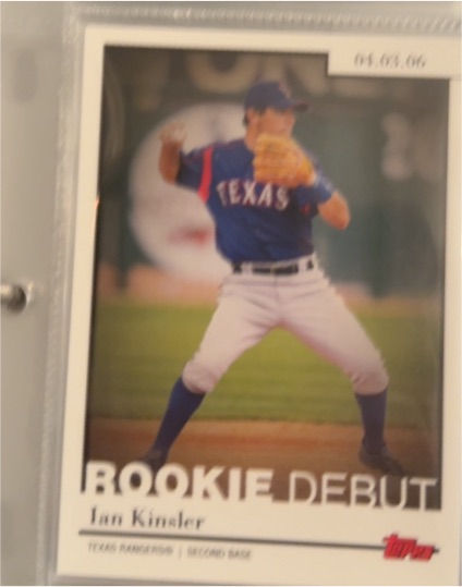 2006 Topps Update Rookie Debut #RD-2 Ian Kinsler — front