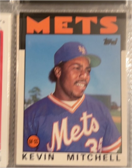 1986 Topps Traded #74T Kevin Mitchell — front