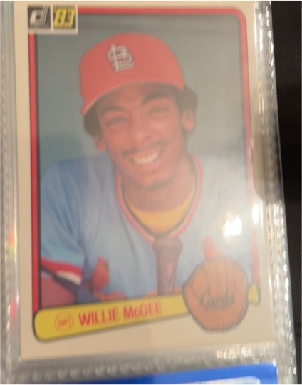 1983 Donruss #190 Willie McGee — front