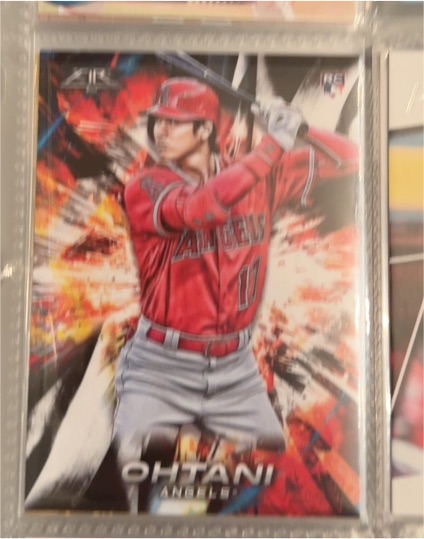 2018 Topps Fire #150 Shohei Ohtani — front