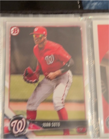 2018 Bowman Prospects #BP52 Juan Soto — front