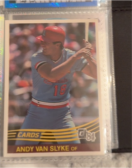 1984 Donruss #83 Andy Van Slyke — front