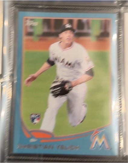 2013 Topps Update #US290 Christian Yelich RC Miami Marlins — front