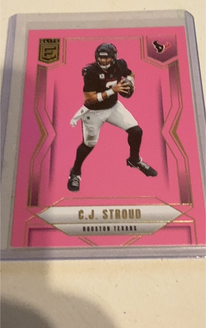 2025 Panini Donruss Elite #53 C.J. Stroud Pink — front