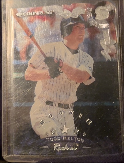 1998 Donruss #105 Todd Helton Rookie Card — front