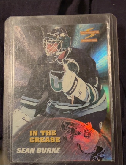 1995-96 Pinnacle Summit #3 Sean Burke In The Crease — front