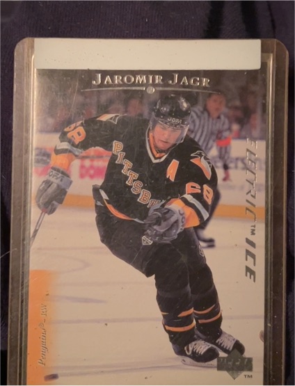 1995-96 Upper Deck #465 Jaromir Jagr — front