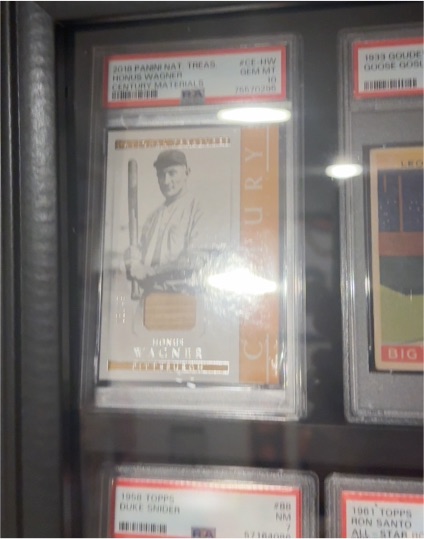 2018 Panini National Treasures Century Materials #CT-1 Honus Wagner — front