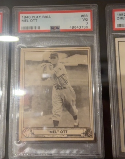 1940 Play Ball #88 Mel Ott — front