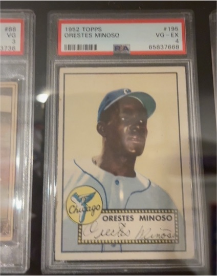 1952 Topps #195 Orestes Minoso — front