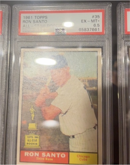 1961 Topps #35 Ron Santo — front