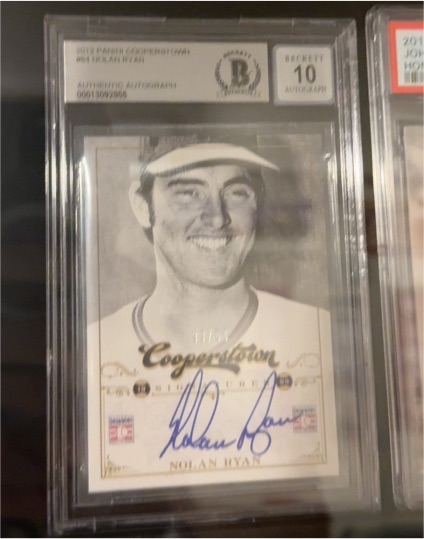 2012 Panini Cooperstown Signatures #51 Nolan Ryan — front