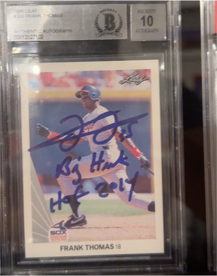 1990 Leaf #300 Frank Thomas — front