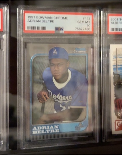 1997 Bowman Chrome #182 Adrian Beltre — front