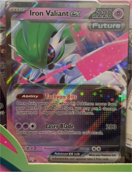 2023 Pokémon TCG Black Star Promo #068 Iron Valiant ex — front