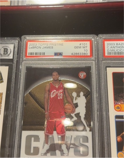 2003 Topps Pristine #101 LeBron James — front