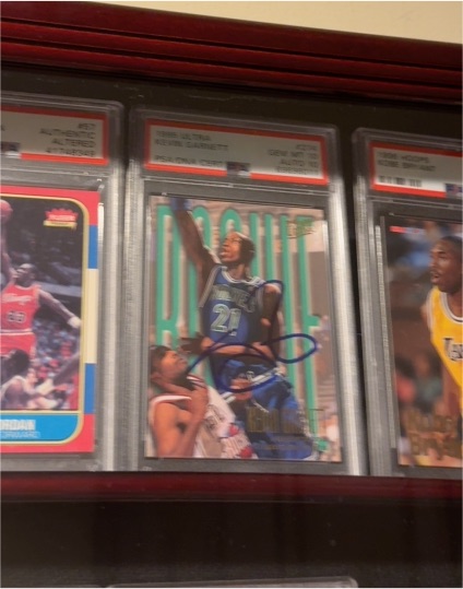 1996 Fleer #57 Kevin Garnett — front