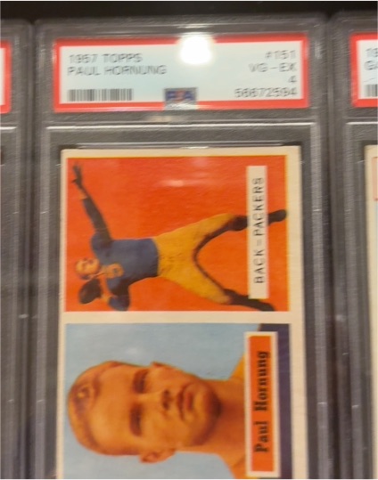 1957 Topps #151 Paul Hornung — front