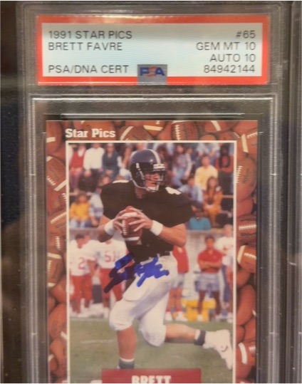 1991 Star Pics #65 Brett Favre — front
