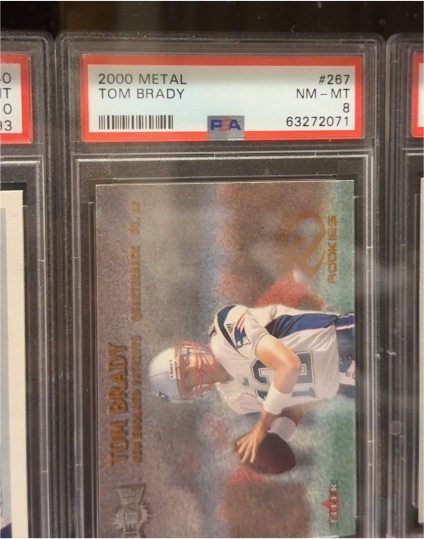 2000 Fleer Metal #267 Tom Brady — front