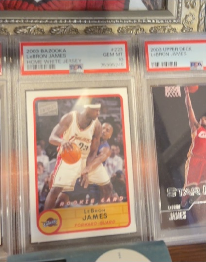 2003 Bazooka #223 LeBron James — front