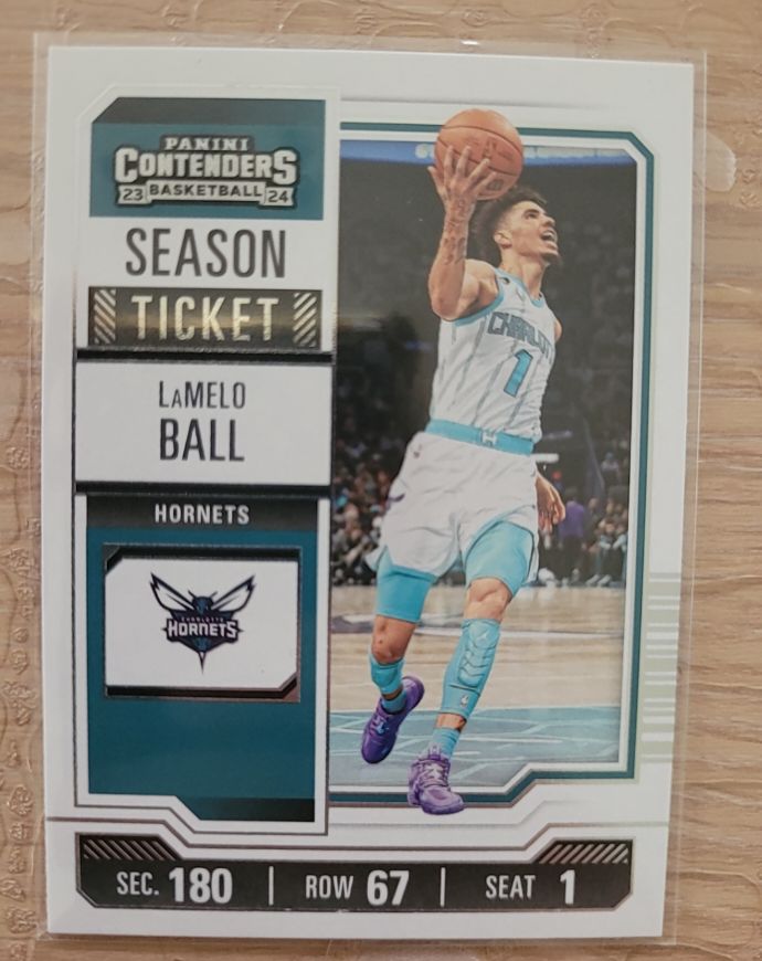 2023-24 Panini Contenders Season Ticket #26 LaMelo Ball — front