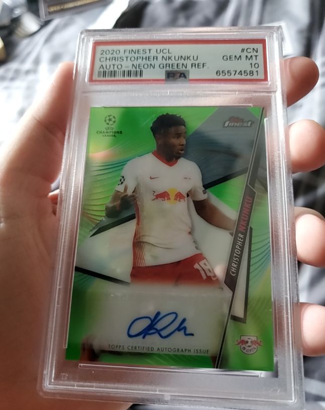 2020 Topps Finest UCL #CN Christopher Nkunku — front