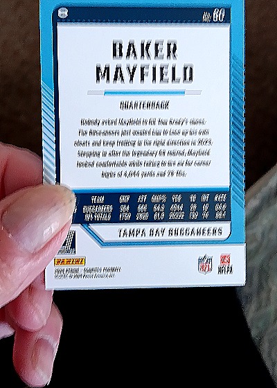 2024 Donruss #80 Baker Mayfield — back