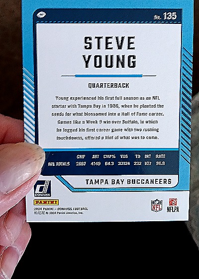 2024 Donruss #135 Steve Young — back