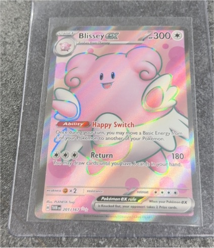 2022 Pokémon SV06: Twilight Masquerade #201 Blissey ex — front
