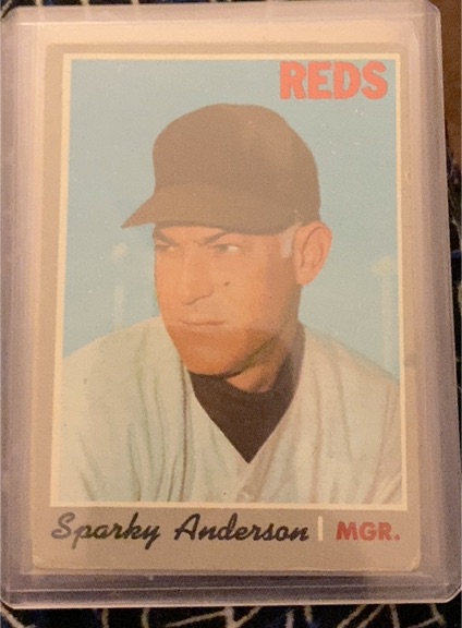 1970 Topps #181 Sparky Anderson — front