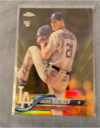 2018 Topps Chrome Update #HMT19 Walker Buehler — front