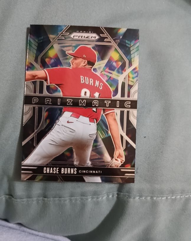 2025 Panini Prizm #5 Chase Burns — front