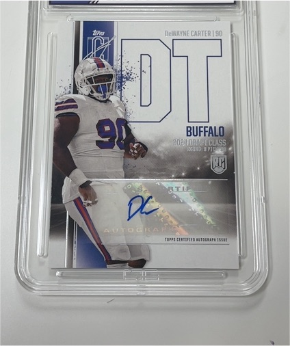 2024 Topps Signature Class #RCA-DC DeWayne Carter — front