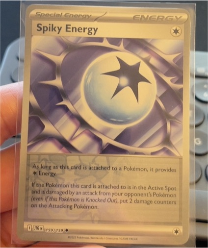 2023 Pokémon SV09: Journey Together #159 Spiky Energy — front