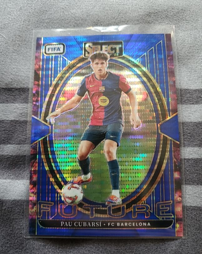2024-25 Panini Select #FB-21 Pau Cubarsí Future Blue — front