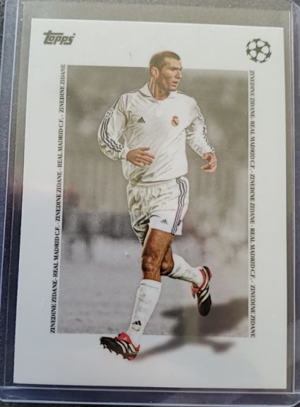 2025 Topps Simplicidad Zinedine Zidane Real Madrid — front