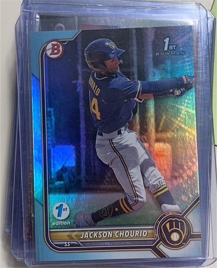 2022 Bowman 1st Edition #BPPF-79 Jackson Chourio — front