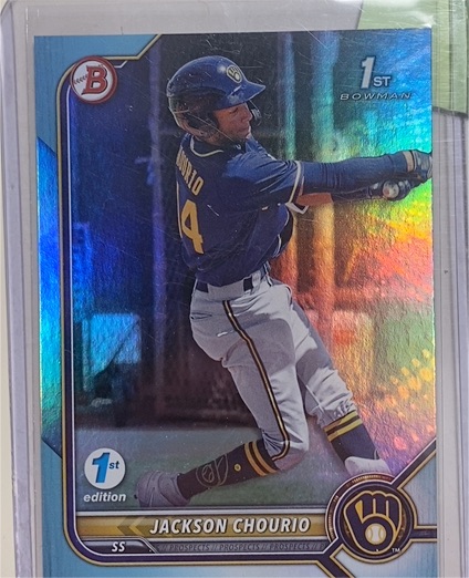 2022 Bowman 1st Edition #BPPF-79 Jackson Chourio — front