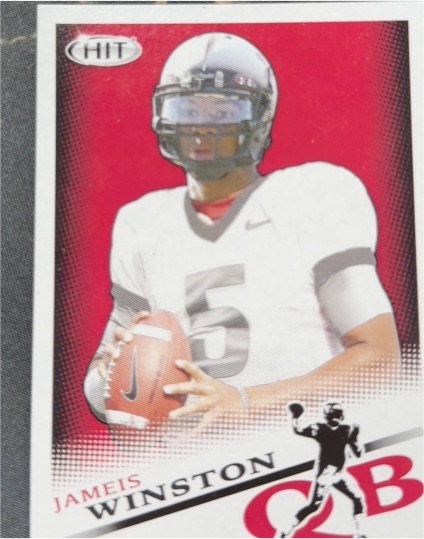2015 Sage Hit #5 Jameis Winston — front