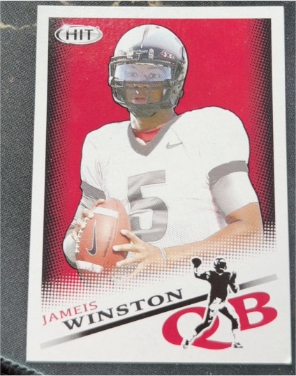 2015 Sage Hit #5 Jameis Winston — front