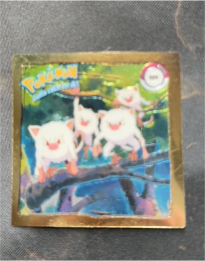 1999 Artbox Pokemon Action Flipz Series One #R09 Mankey — front