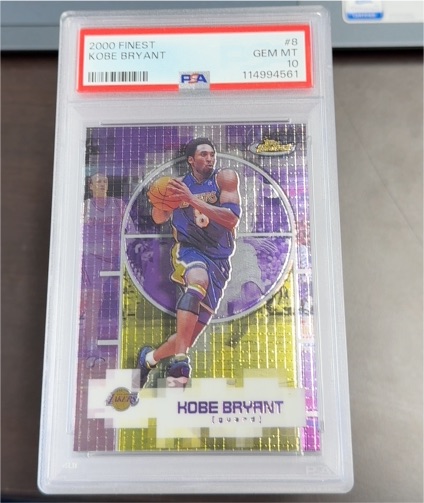 2000 Topps Finest #8 Kobe Bryant — front