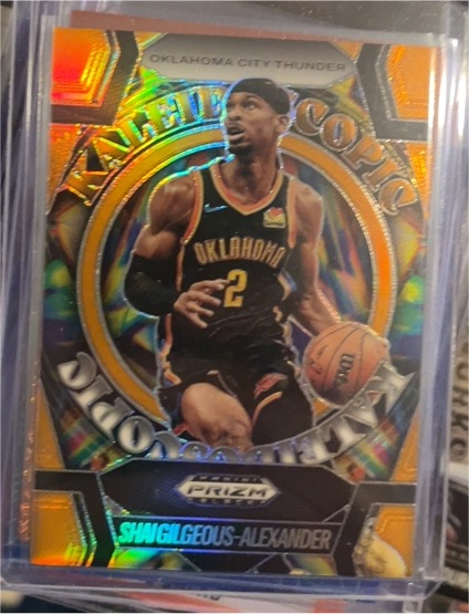 2024-25 Panini Prizm Black Kaleidoscopic Shai Gilgeous Alexander — front